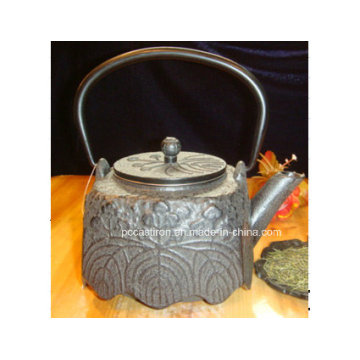 Teapot em ferro fundido gravado 1.1L